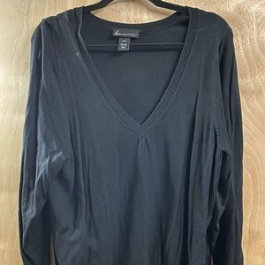 Black V Neck Sweater